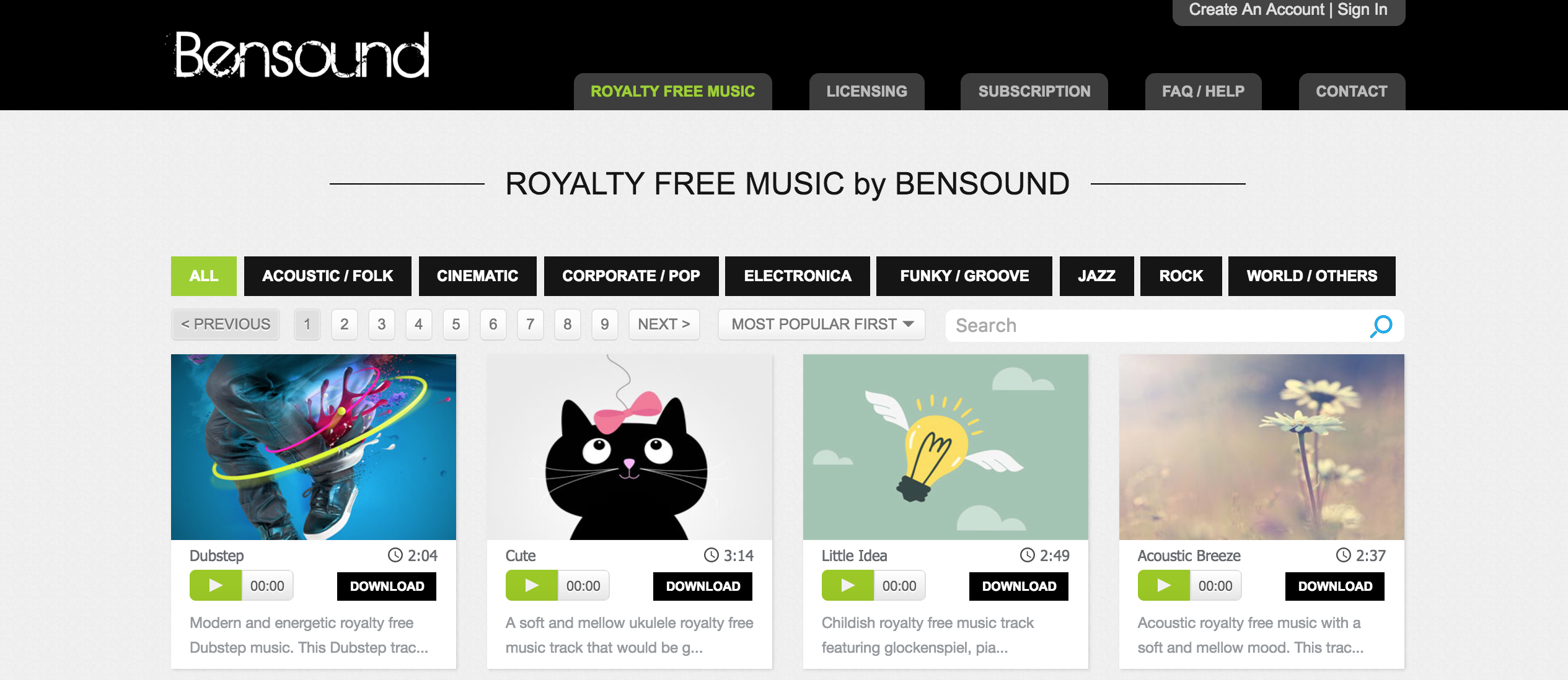 BENSOUND gallery image