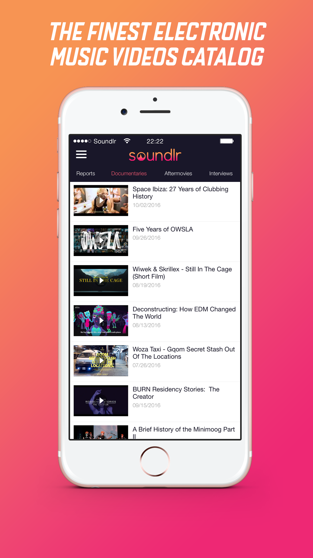 Soundlr : Electronic music media app. gallery image