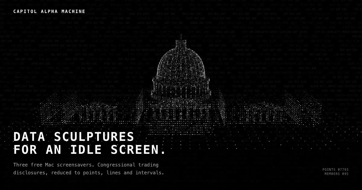 Capitol Alpha Machine screenshot 1
