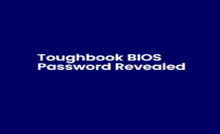 panasonic toughbookbios password removal media 1