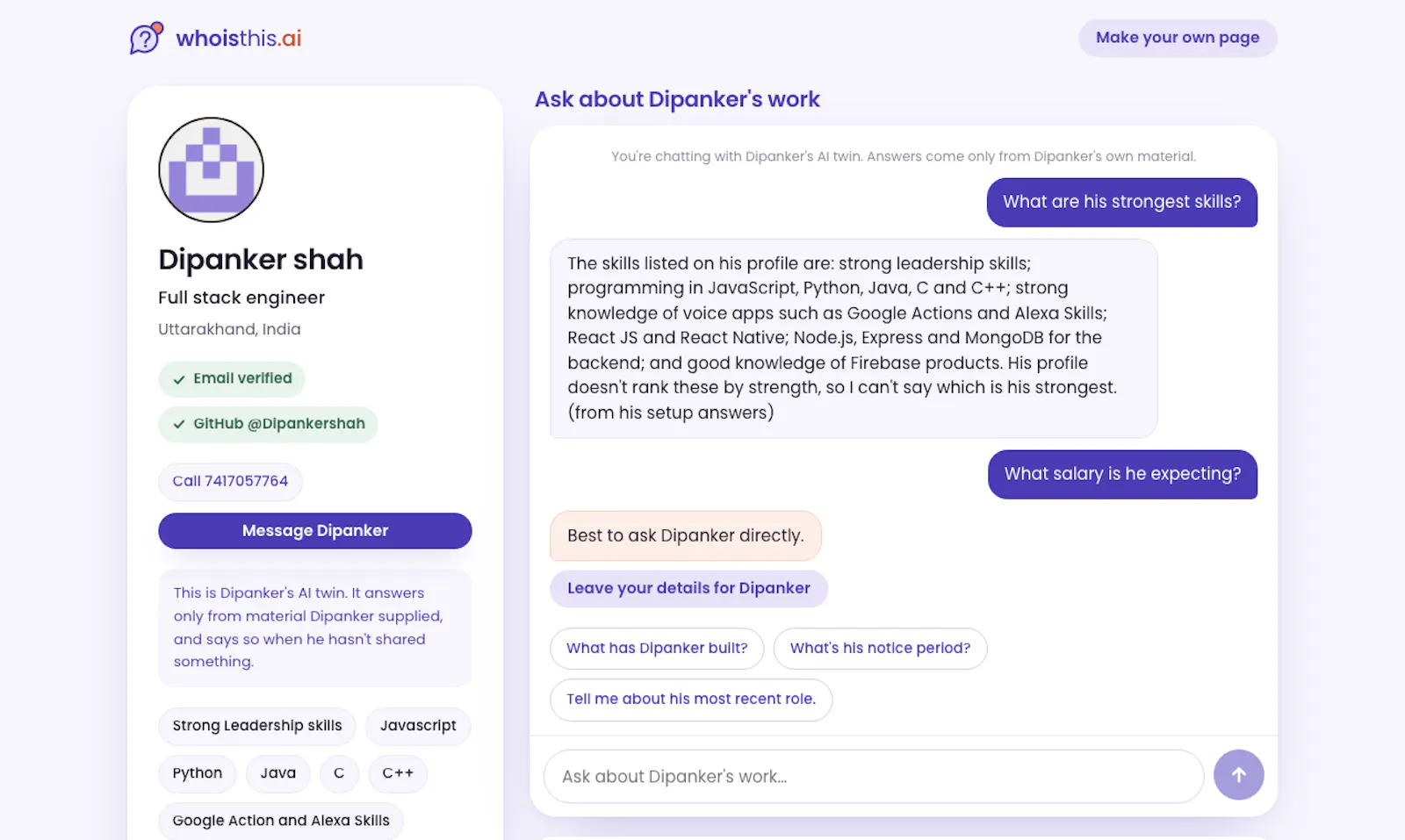 whoisthis.ai screenshot 3