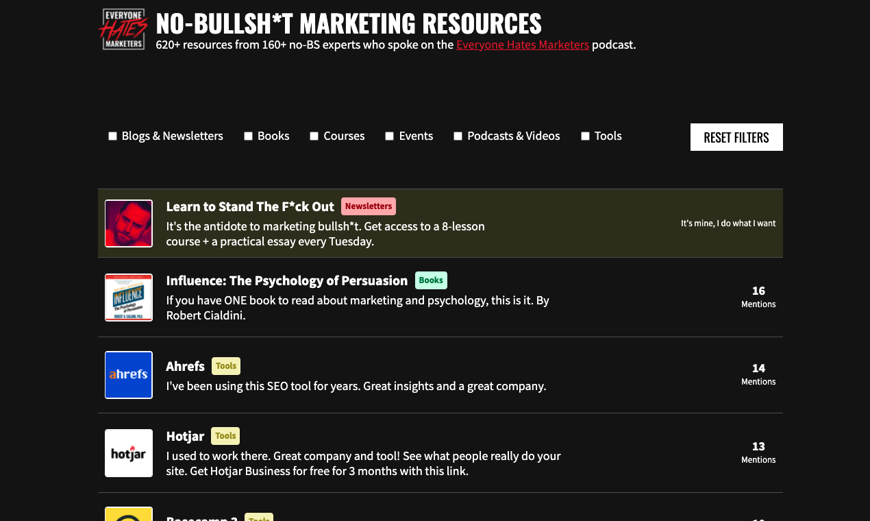 No BS Marketing Resources gallery image