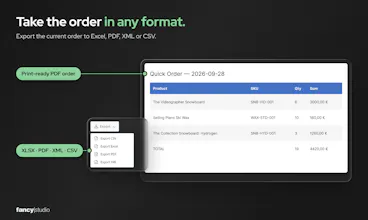 Quick Order B2B Grid gallery image