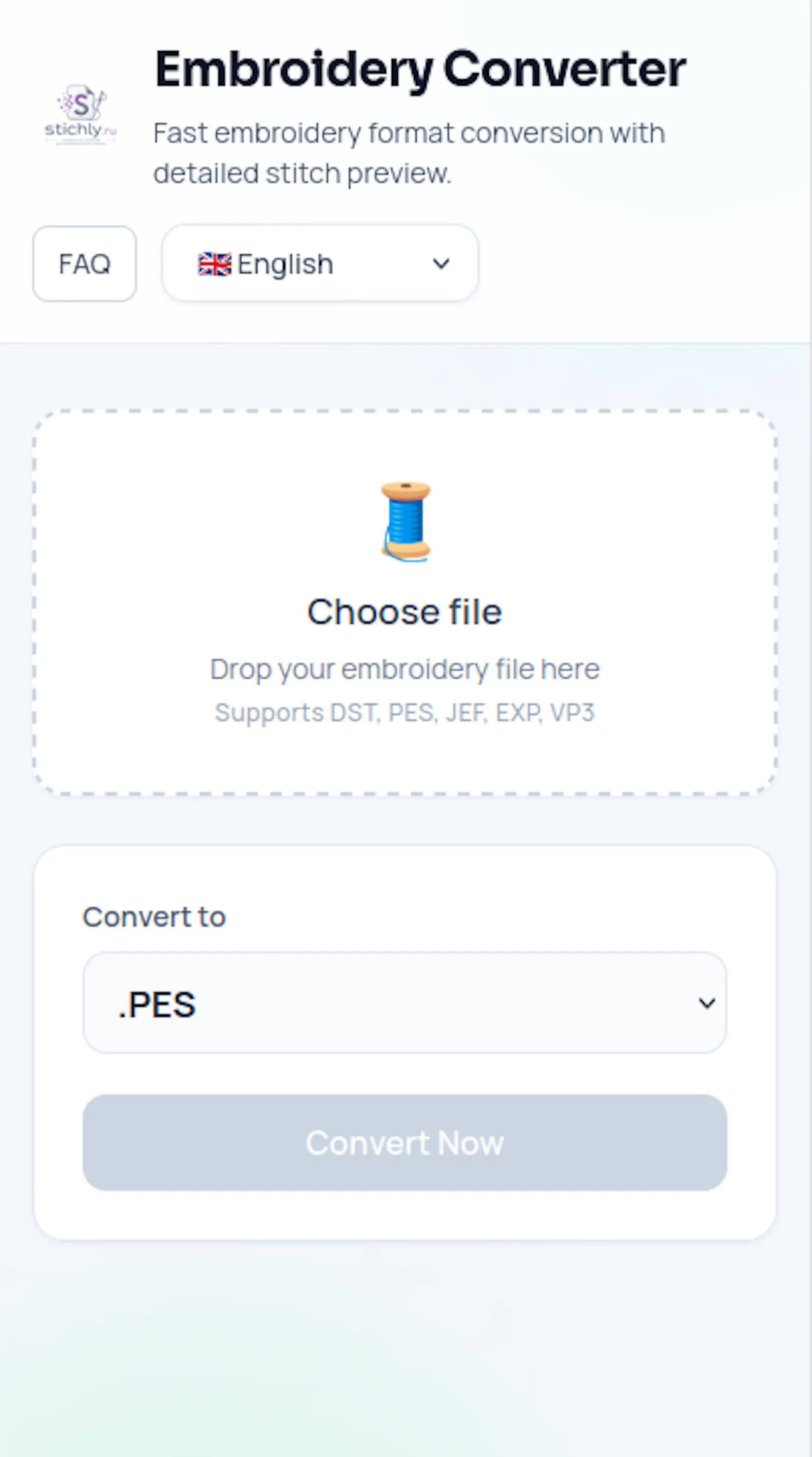 Embroidery Converter screenshot 1