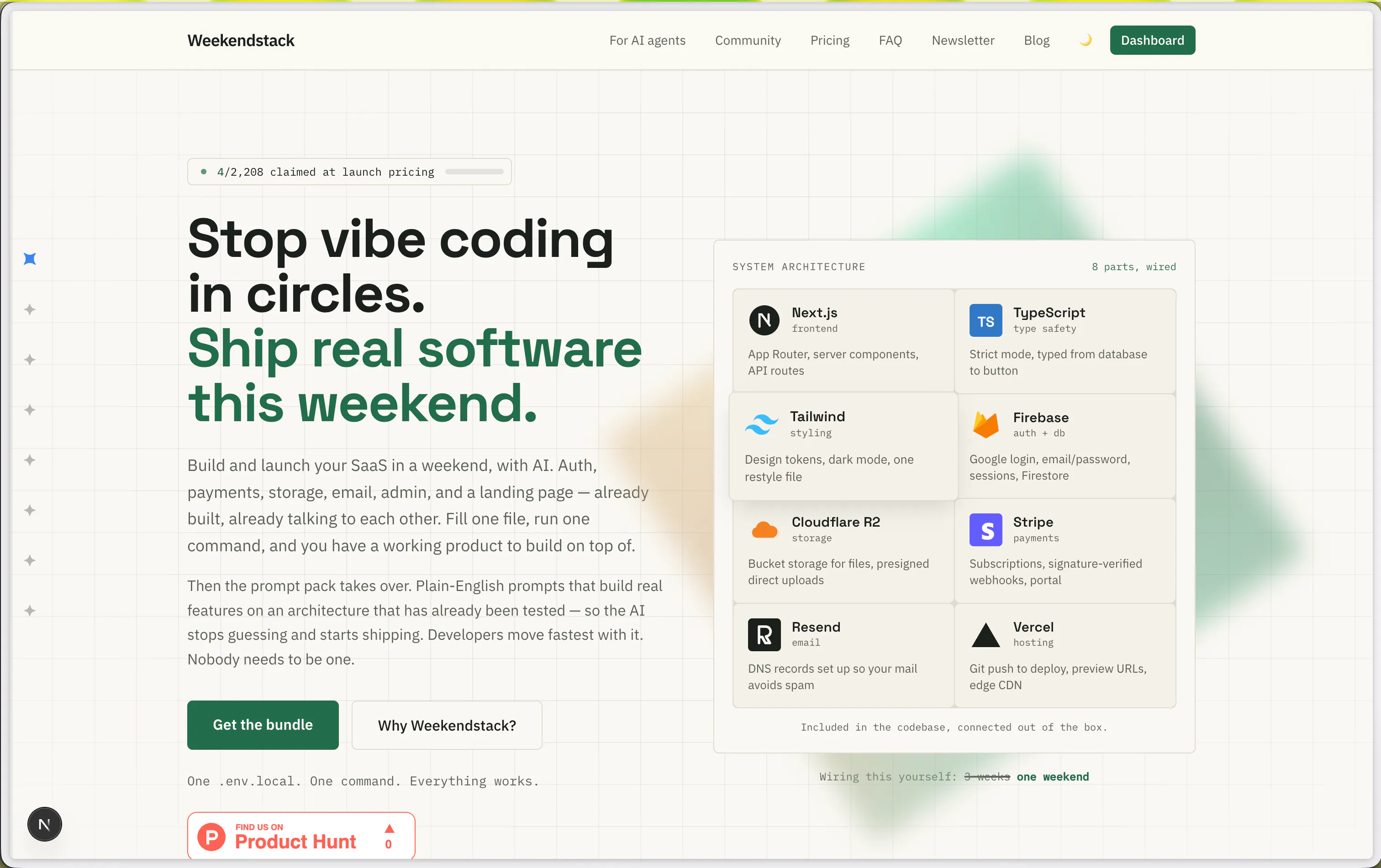Weekendstack logo