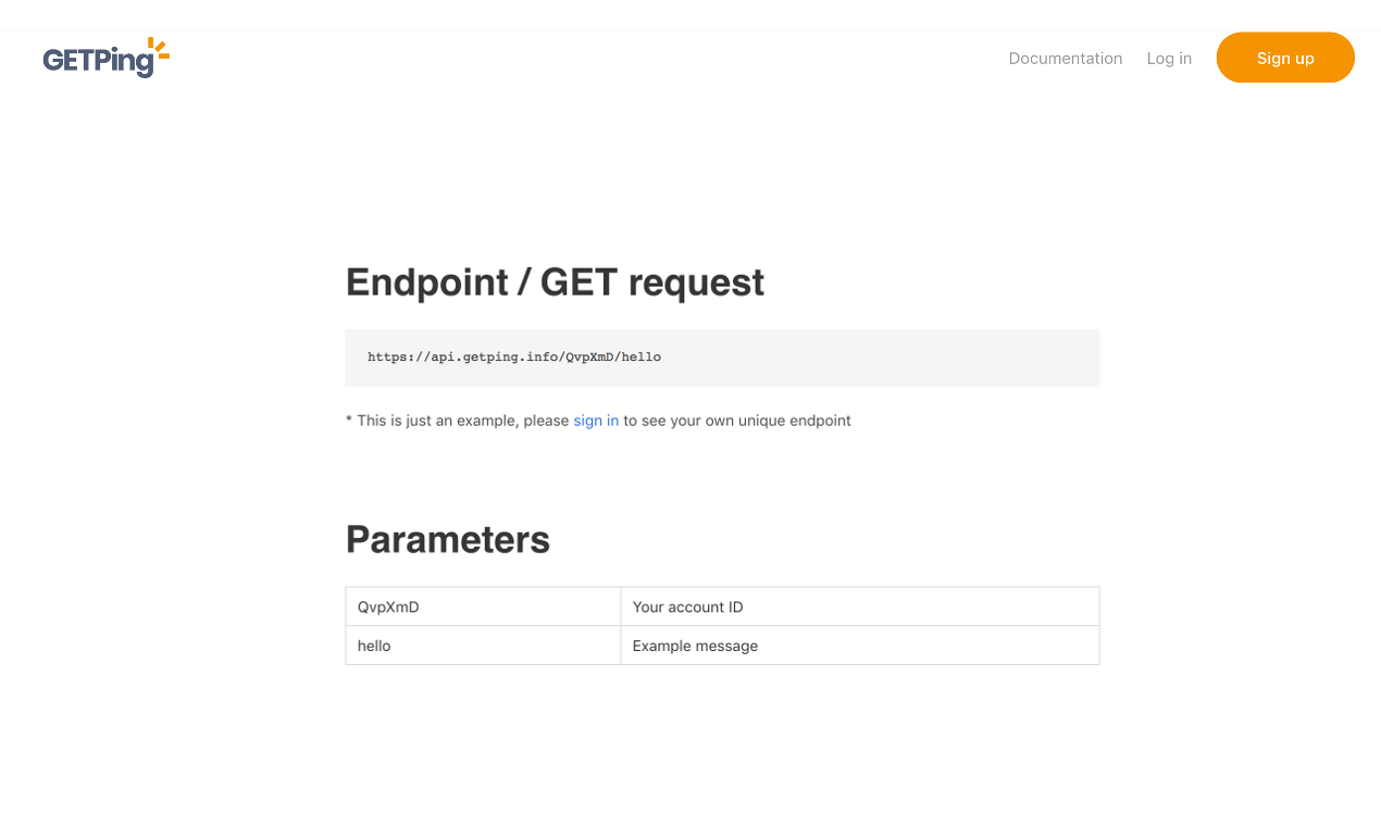 GETPing gallery image
