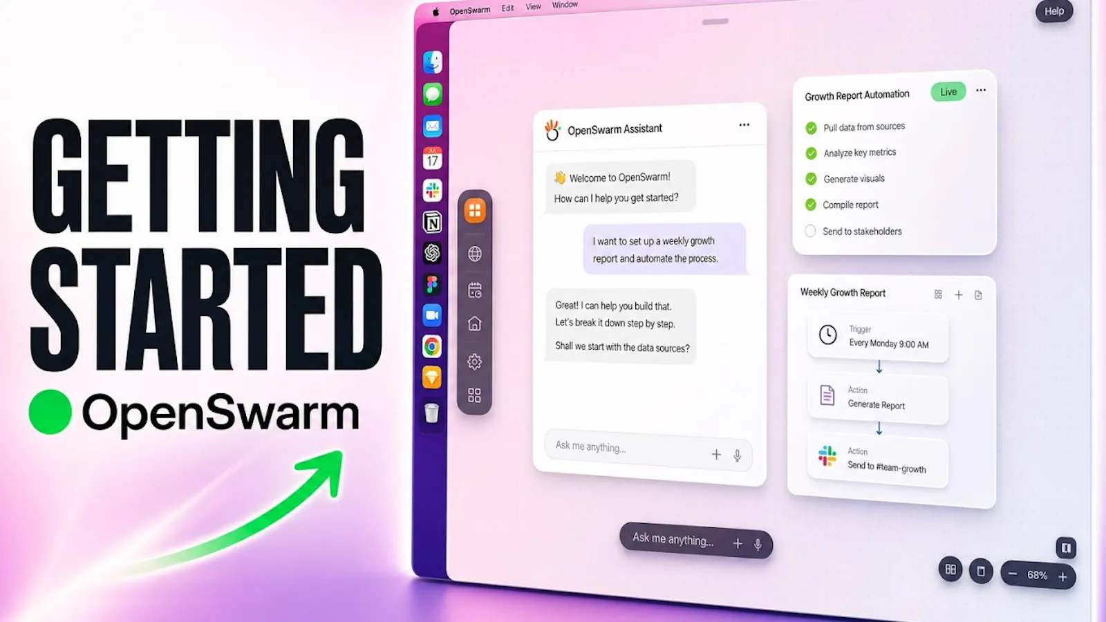 OpenSwarm screenshot 1 (video preview)