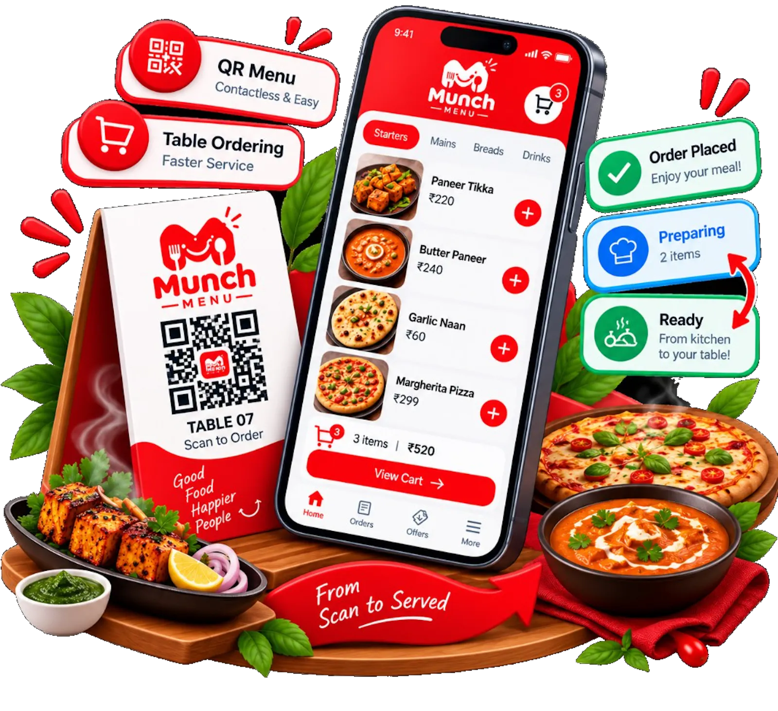 Munch Menu screenshot 1