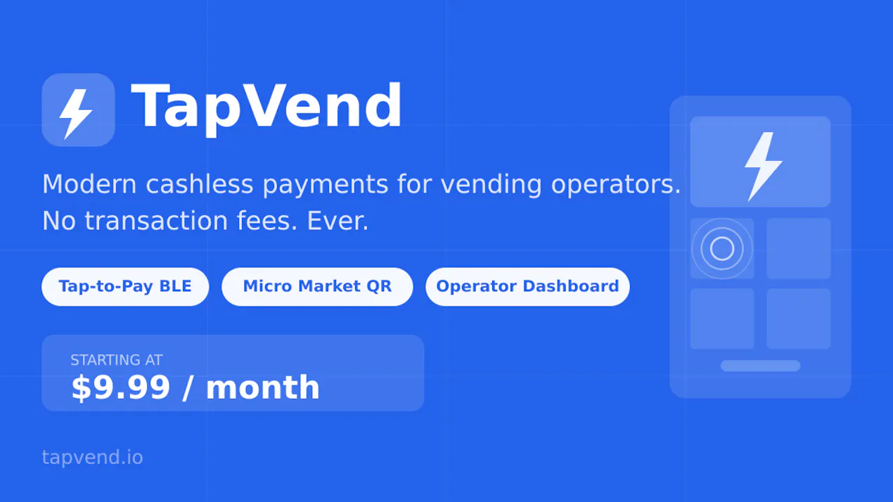 TapVend product