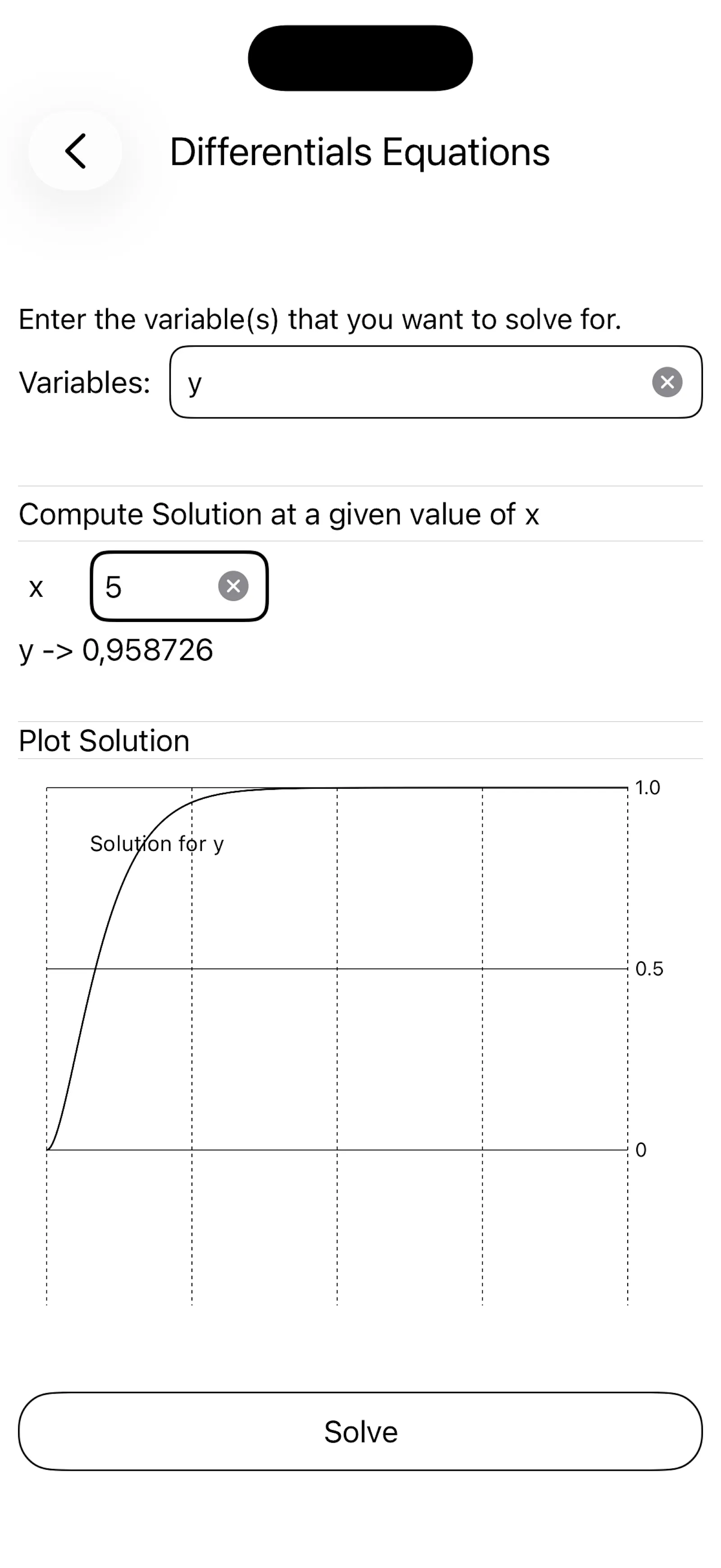 Numerical Solver screenshot 3