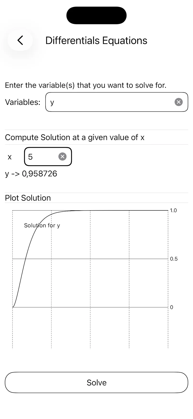 Numerical Solver screenshot 3