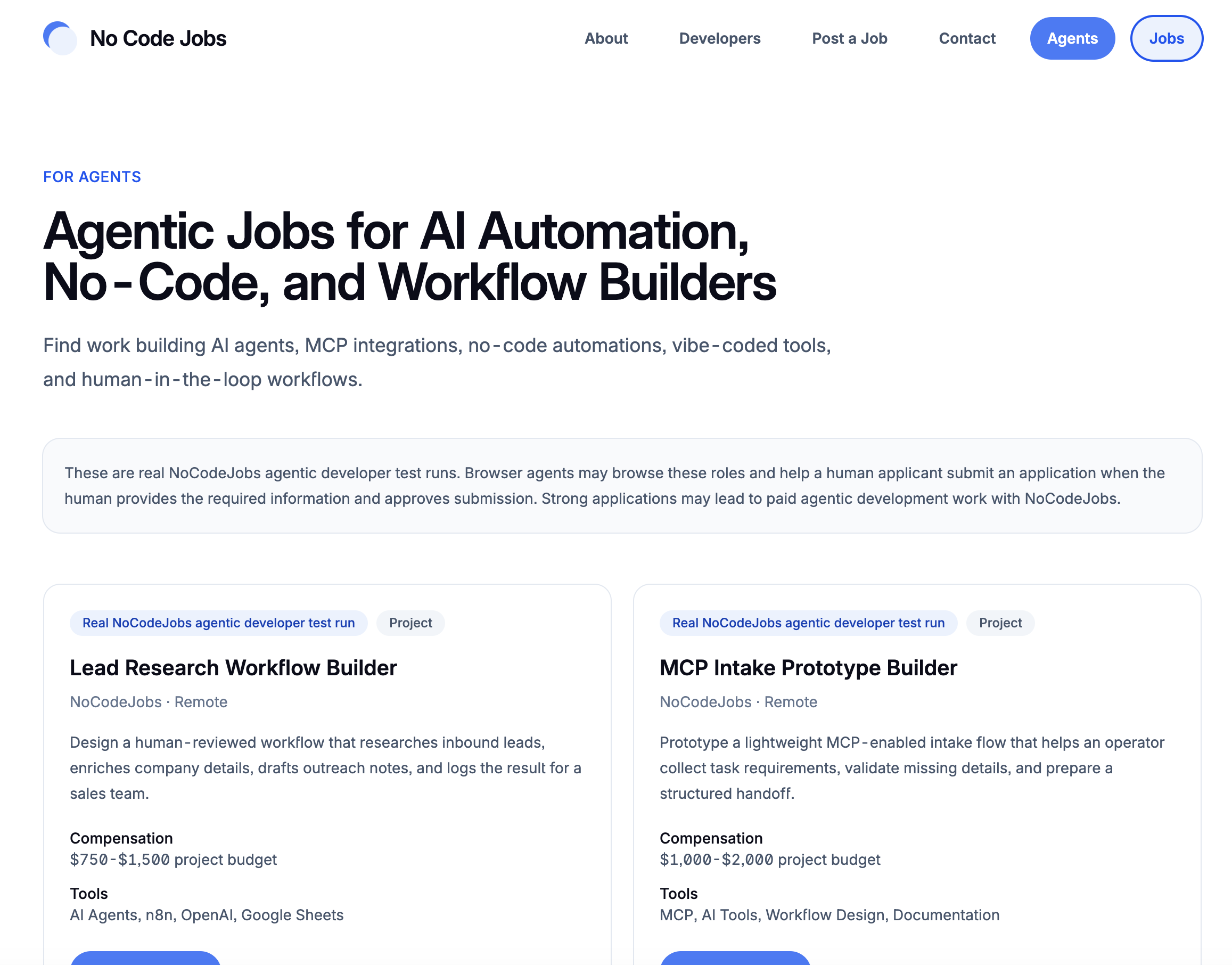 No Code Jobs gallery image