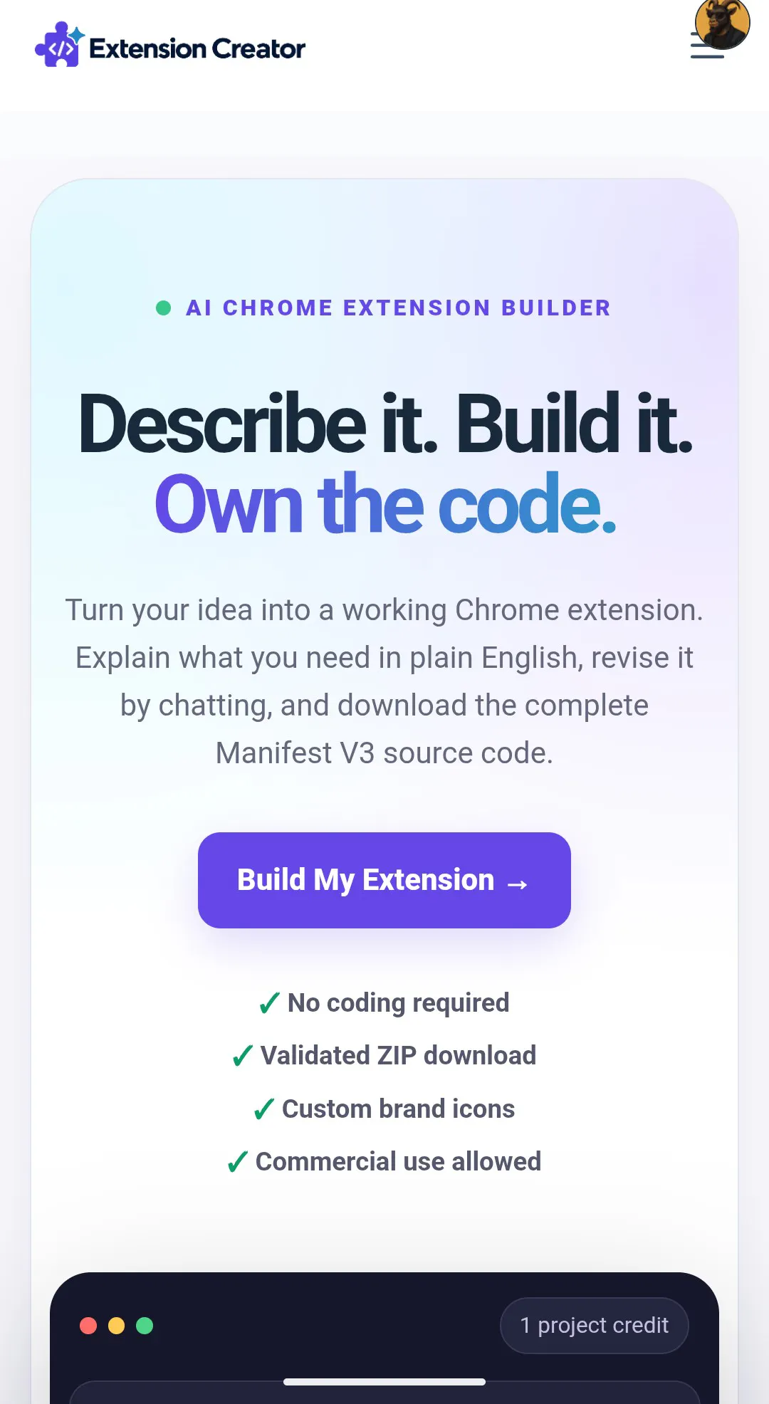 Extension Creator