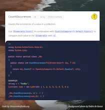30 seconds of C# gallery image