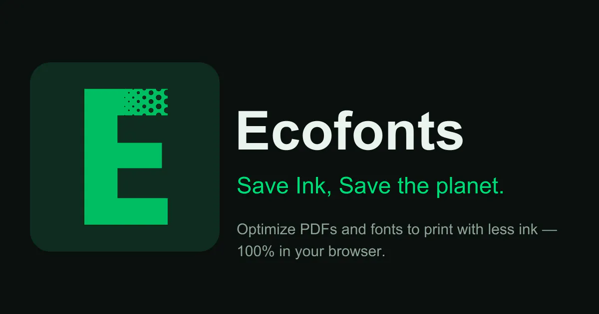 Ecofonts gallery image