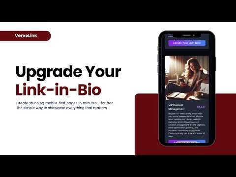 VerveLink - Your Link in Bio gallery image