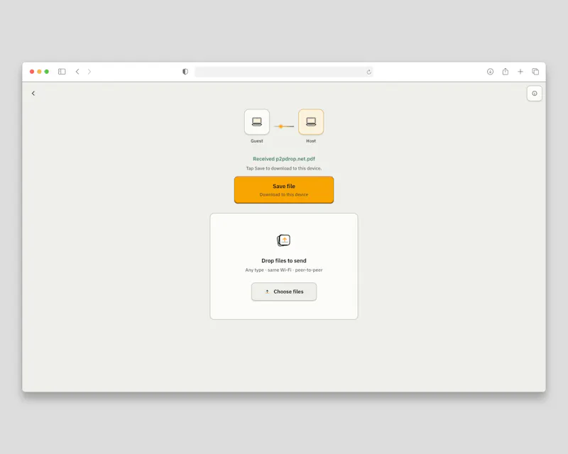 p2pdrop.net screenshot 5