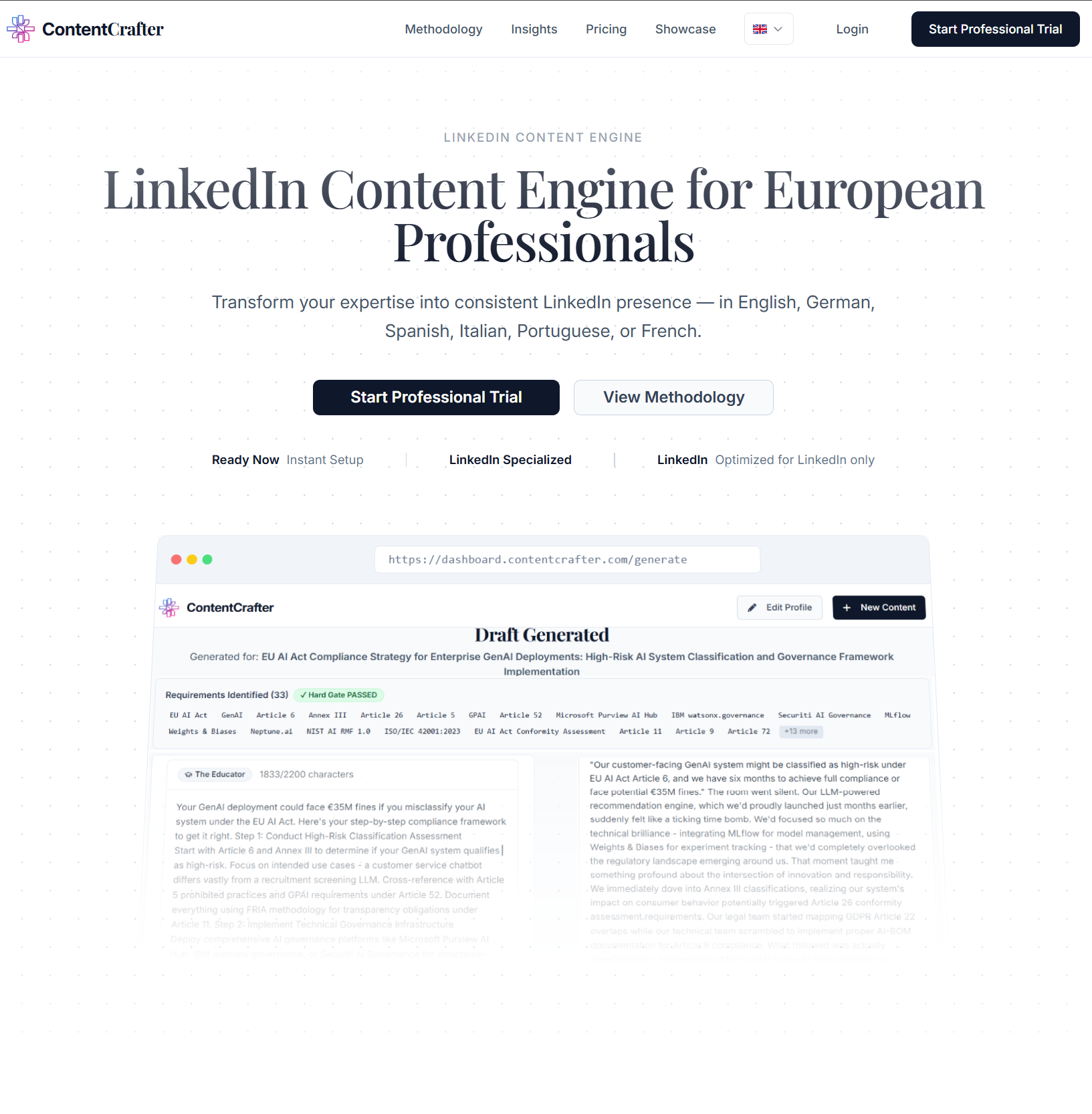 ContentCrafter - Screenshot 3 showing product features and functionality
