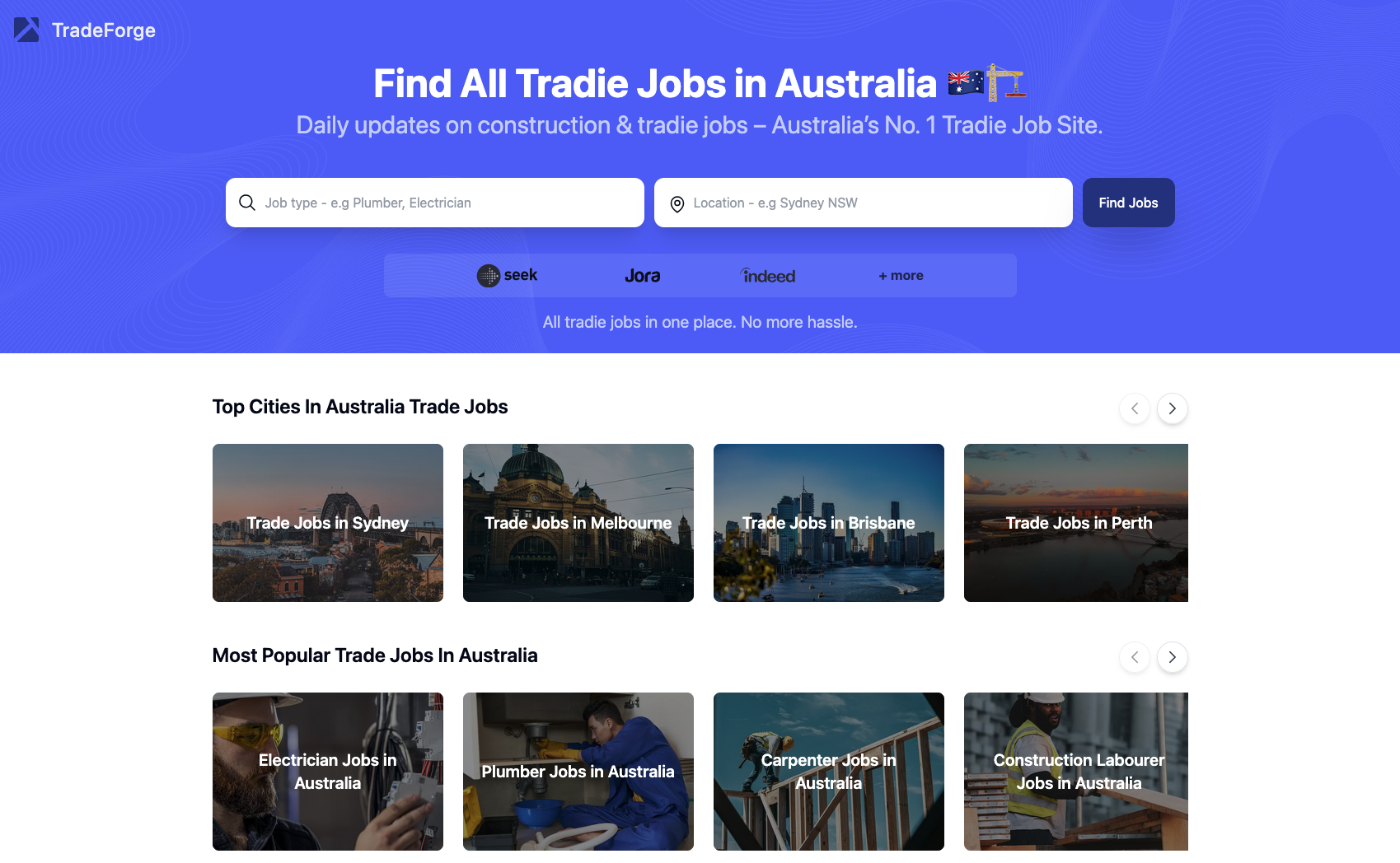 Tradeforge - Крупнейшая торговая и строительная работа в Австралии 🇦🇺 медиа 1