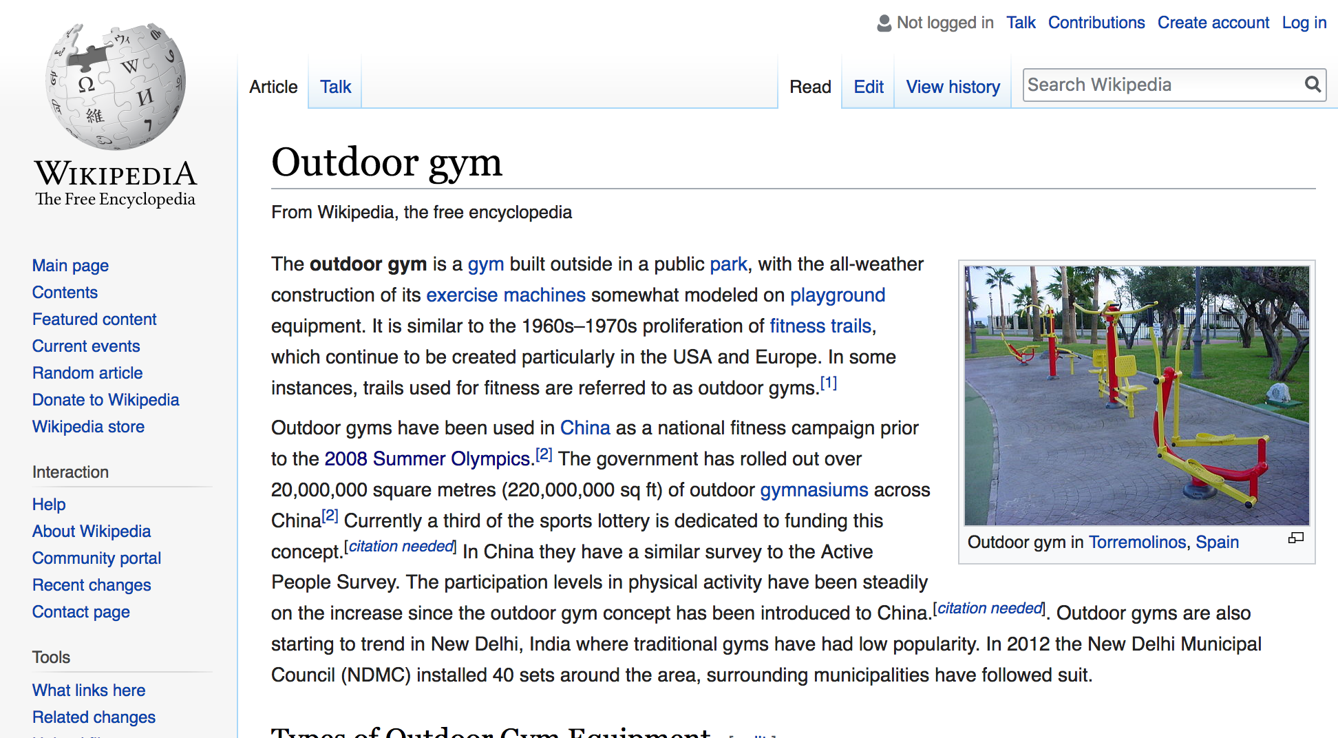 OutdoorGyms Image