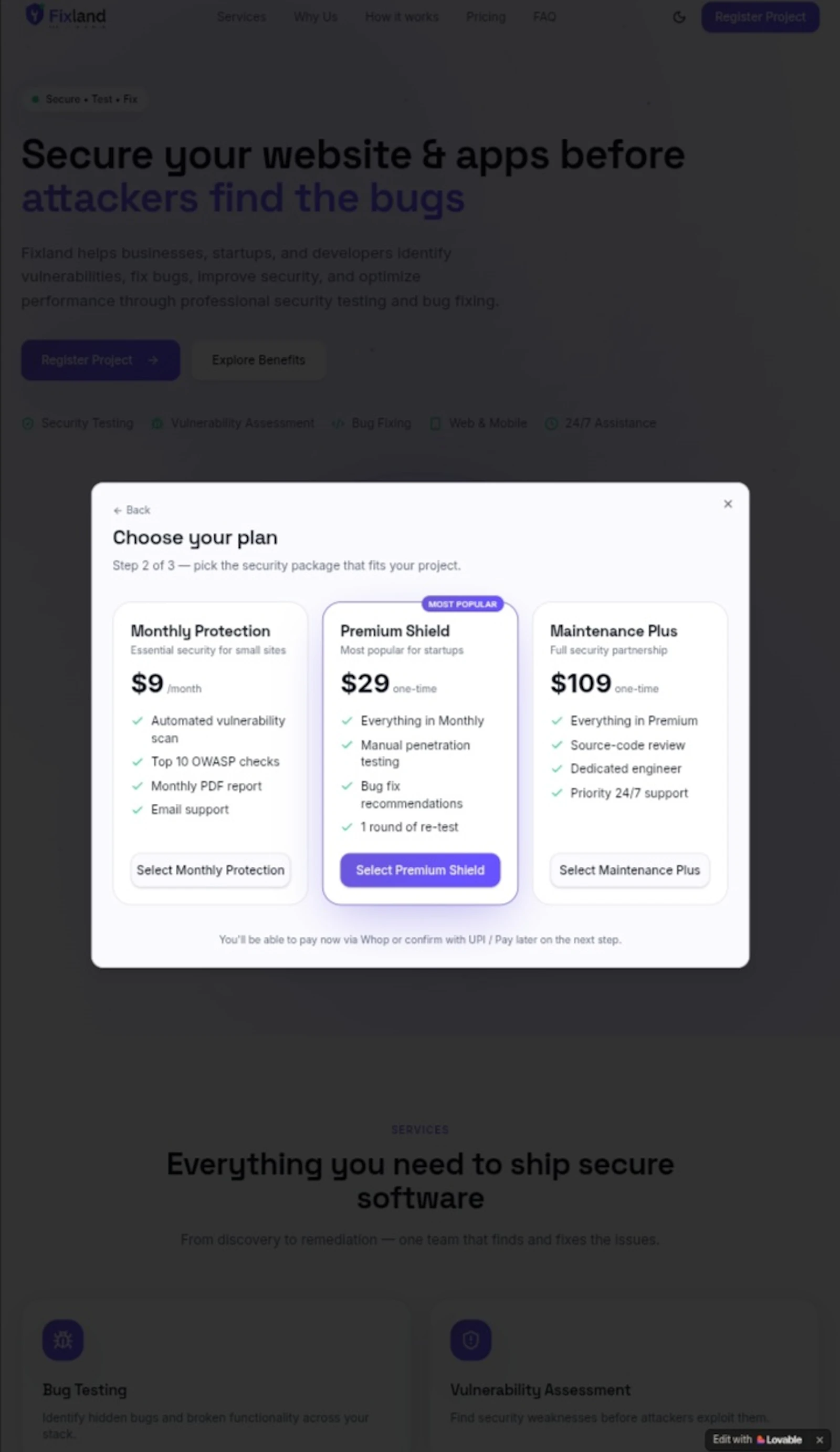 Fixland — Secure, Test & Fix Your Apps screenshot 3