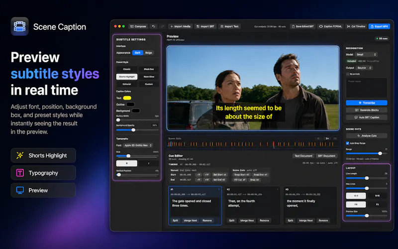 SceneCaption Studio screenshot 5