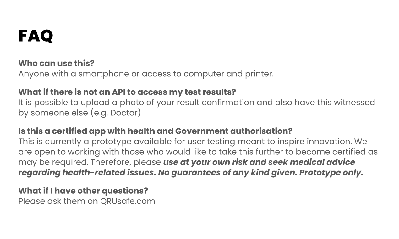 QRUsafe gallery image