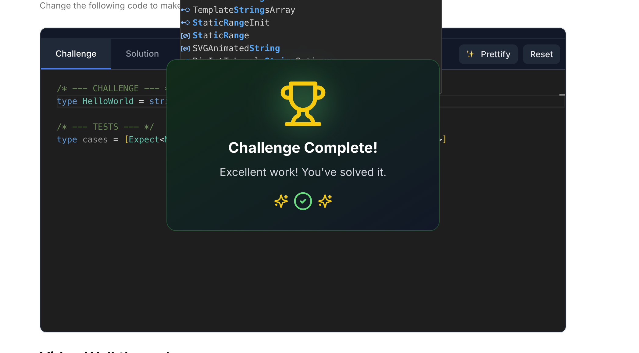 TypeScriptPro: TypeScript Knowledge Hub - Concepts, blog, challenges, course medya 3