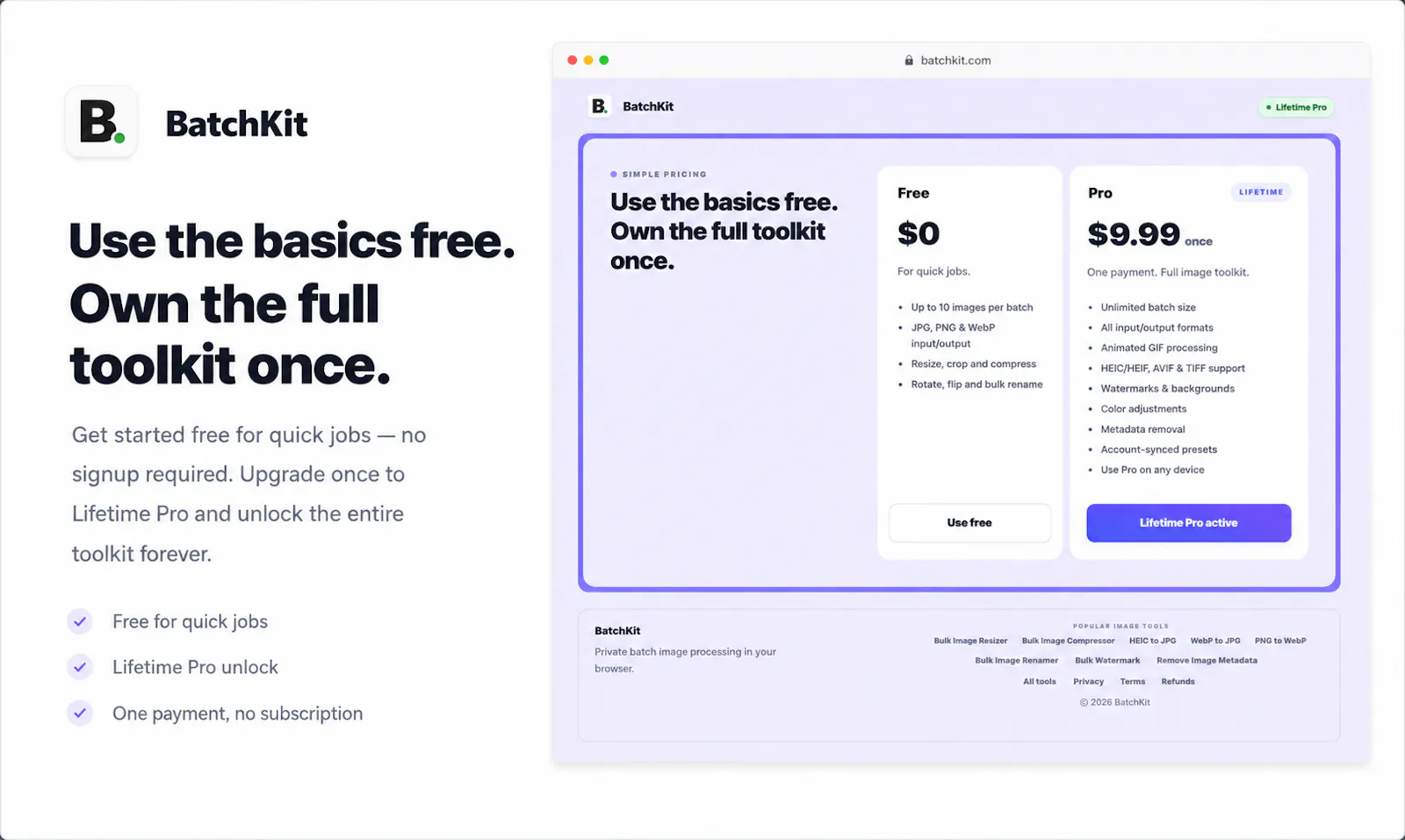 BatchKit — Batch Image Toolkit screenshot 3