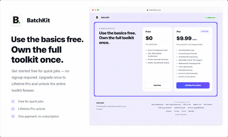 BatchKit — Batch Image Toolkit screenshot 3