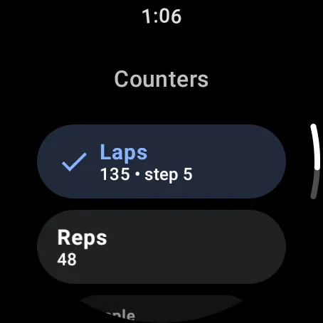 Tally Counter App for Wear OS gallery image