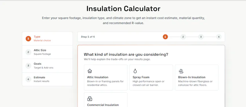 Insulation Cost Advisor screenshot 1