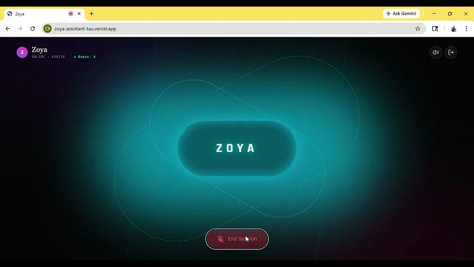 Zoya screenshot 1 (video preview)