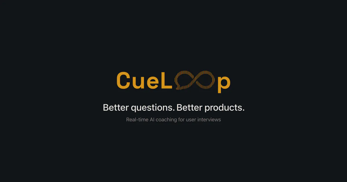 CueLoop (limited early access) 제품 배너