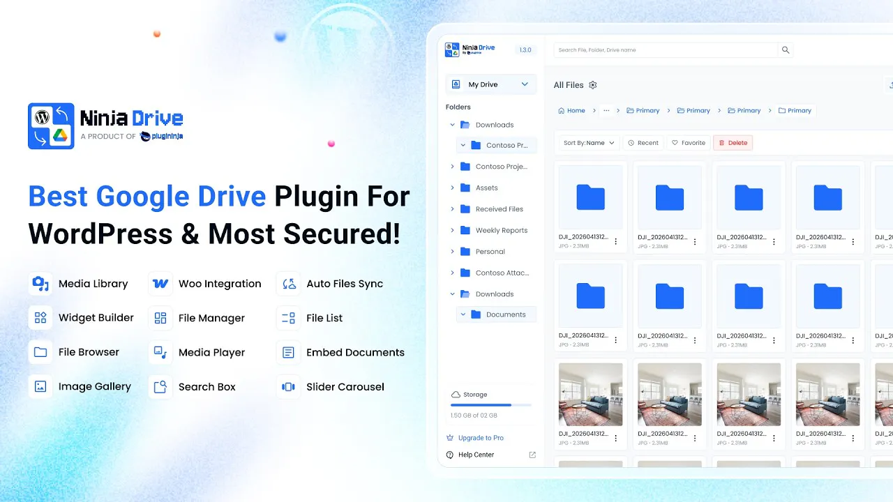 Ninja Drive - Google Drive for WordPress gallery image