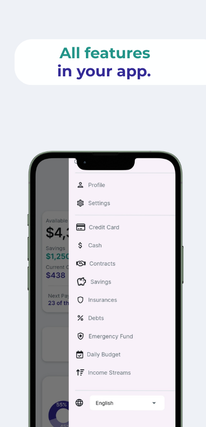 Budgefy: Your Personal Finance App - Screenshot 3 showing product features and functionality
