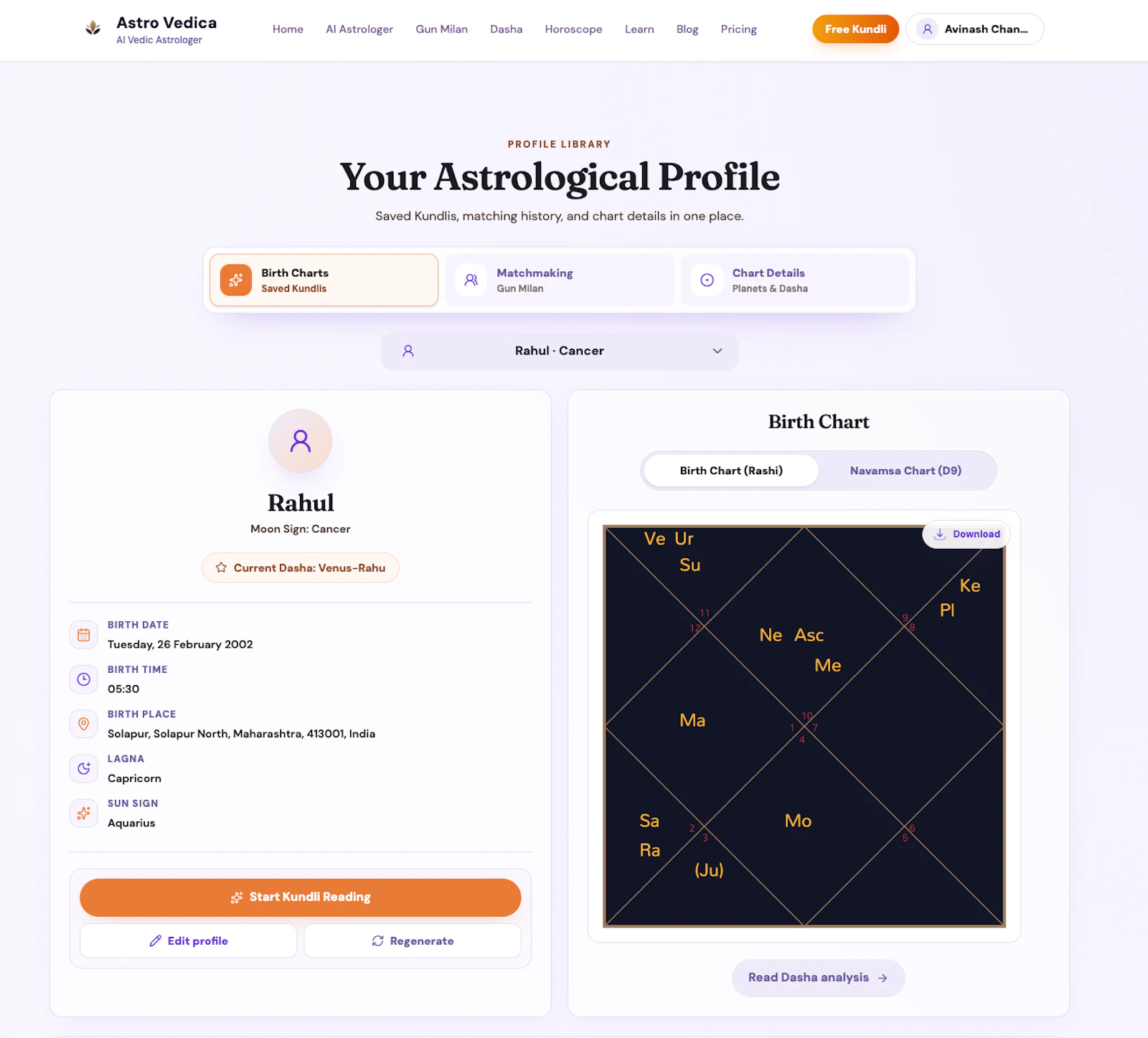 Astro Vedica screenshot 3