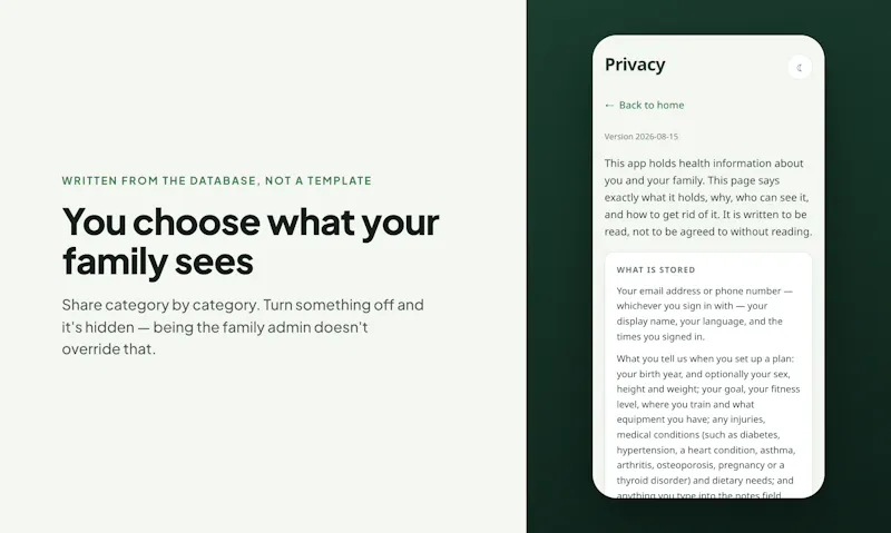 Family Wellness Platform screenshot 4