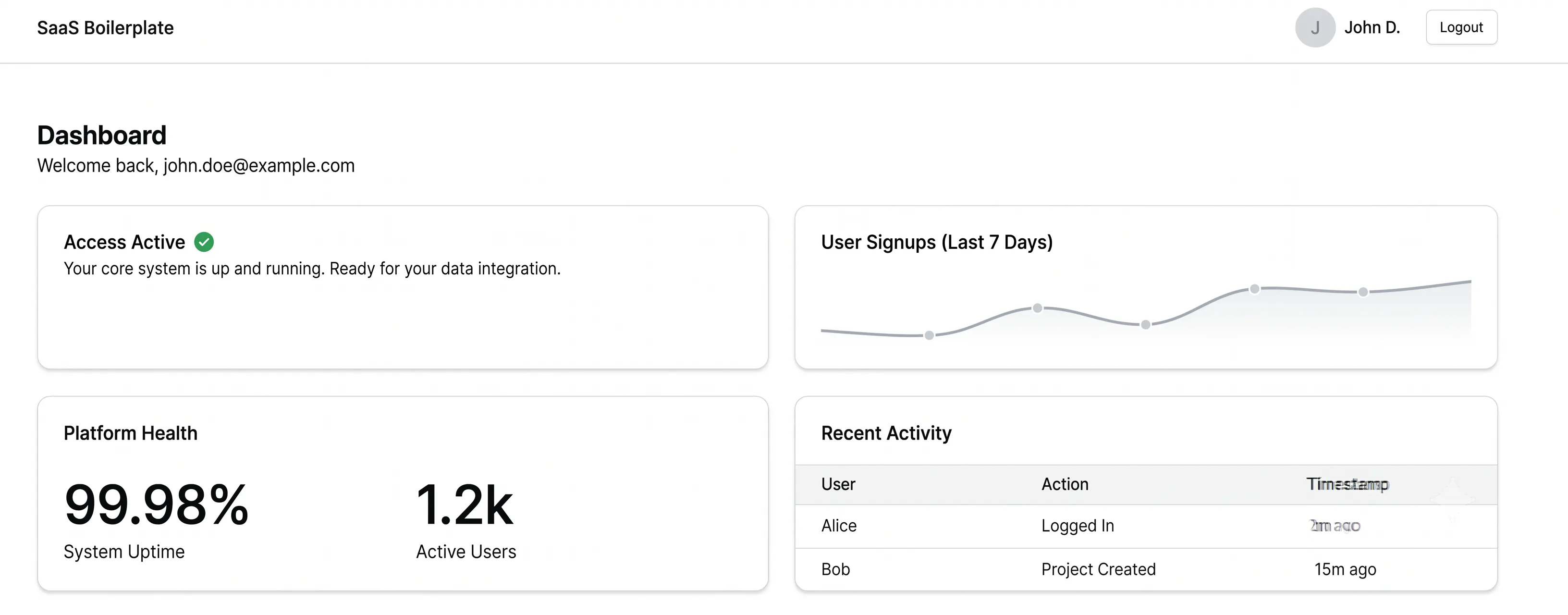 Stripe-Free Next.js Starter screenshot 2