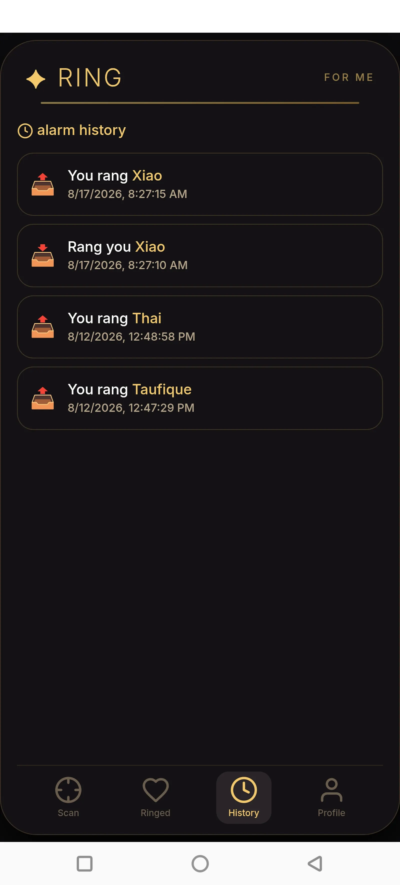 RING FOR ME — Discover People Nearby screenshot 2