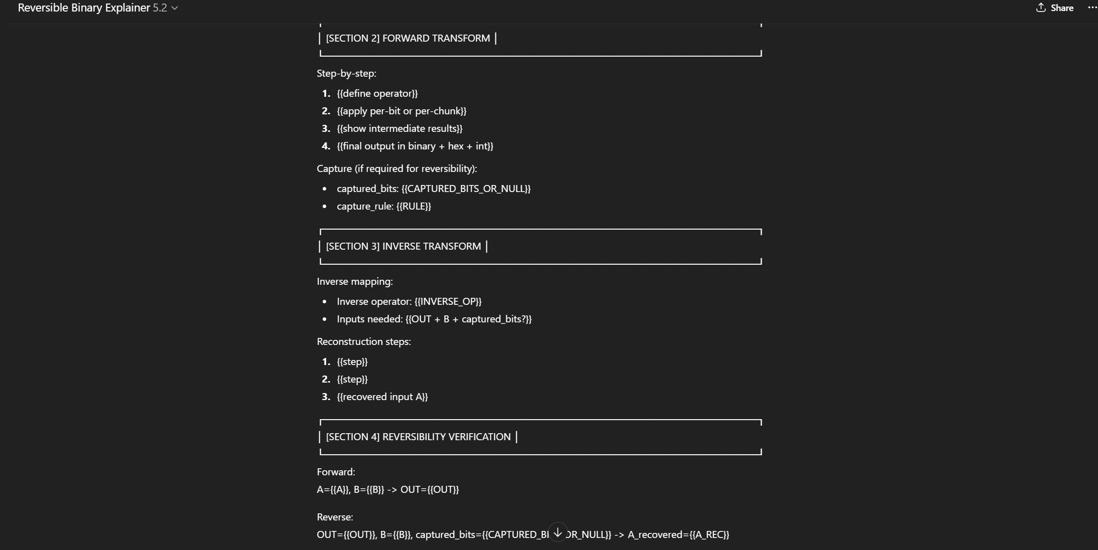 Reversible Binary Explainer V2 gallery image