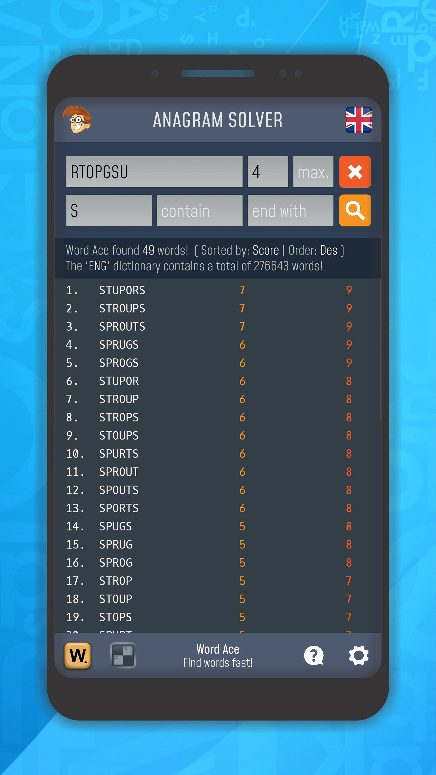 Word Ace - Multilingual word finder gallery image