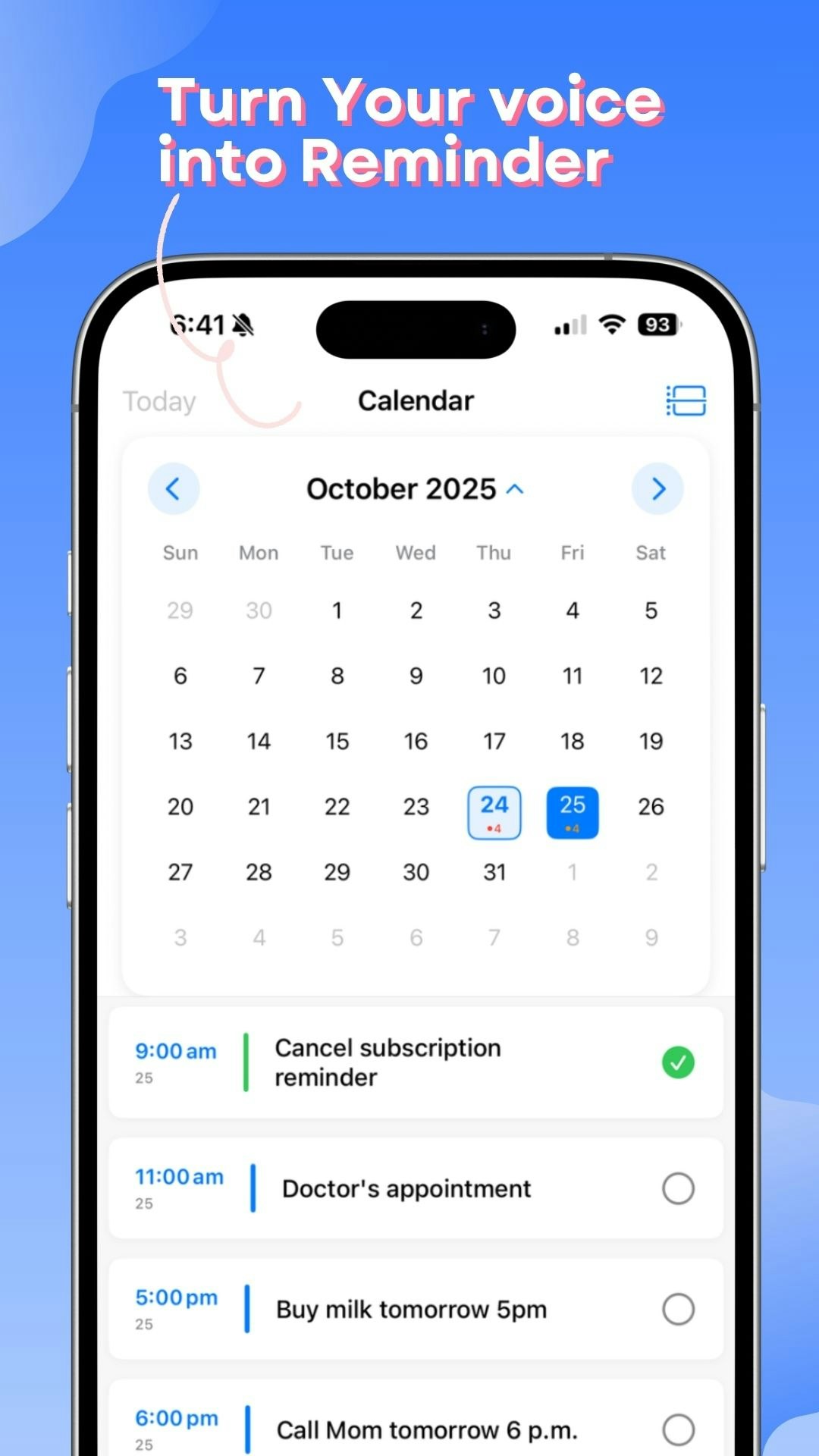 Voicely: AI Notes and Reminders gallery image