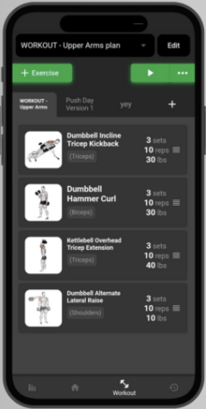 JustLift - Spor Salonu Tracker, Egzersiz Logger - Oturumlarınızı yükselten güzel bir spor salonu izleme uygulaması medya 2