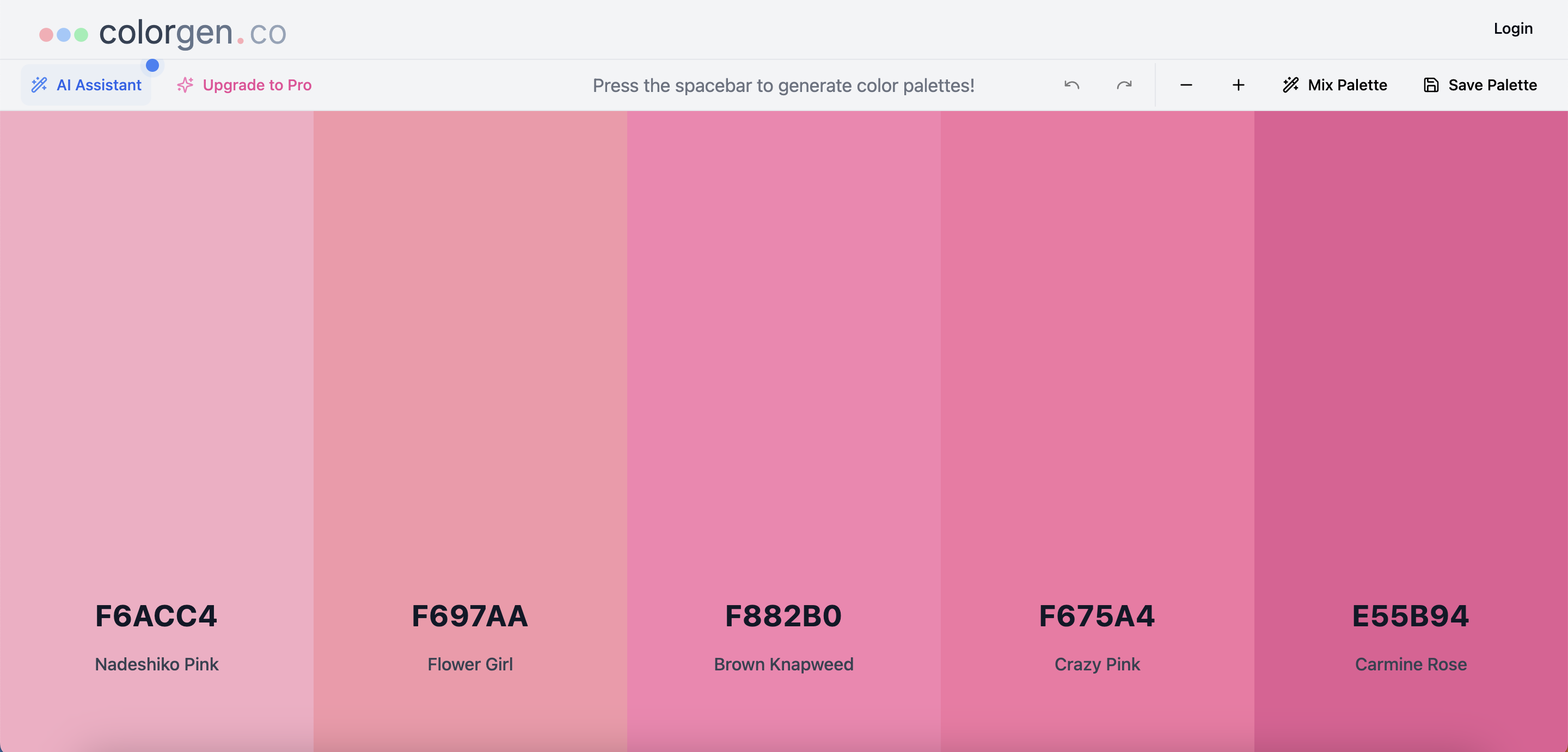 ColorGen.co gallery image