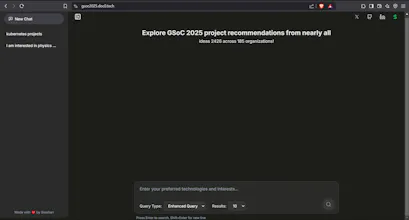 Gsoc 2025 project recommendation's gallery image