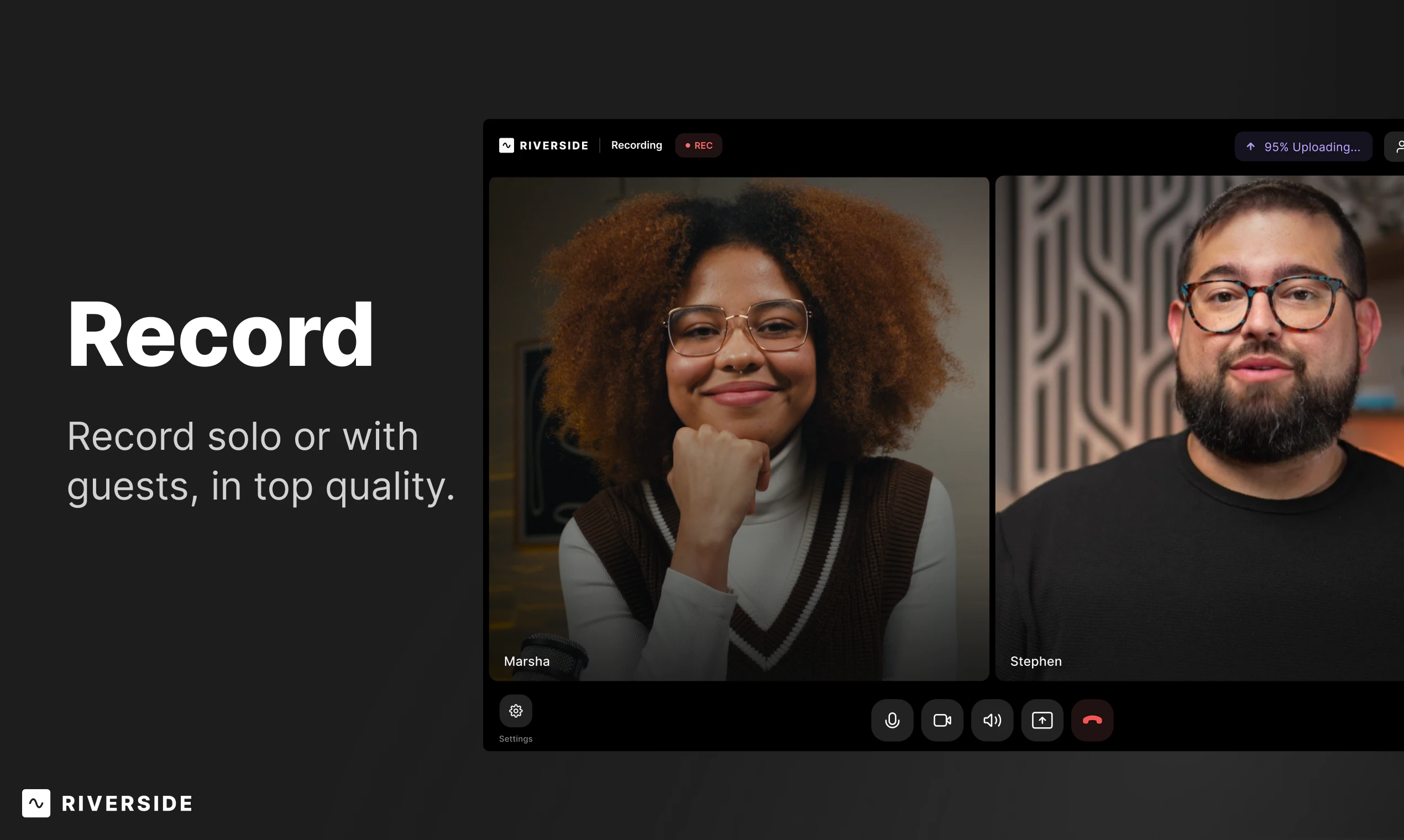 Riverside.Fm — screenshot 1 showing tool features and UI