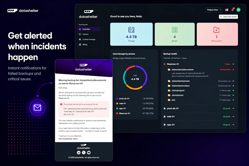 Datashelter screenshot 3