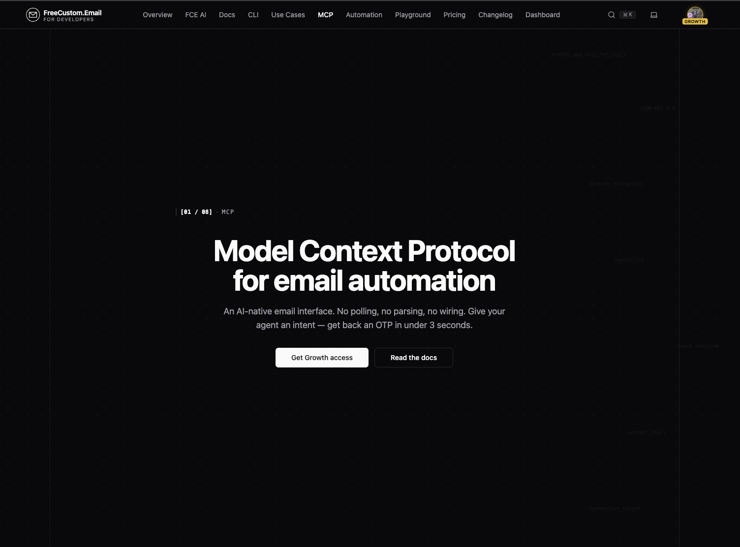 FCE MCP – Temp Mail for AI Agents gallery image