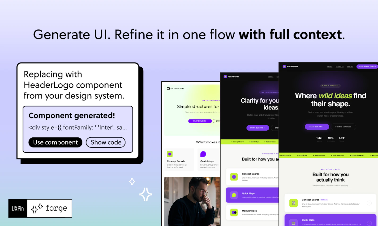 UXPin Forge screenshot 3